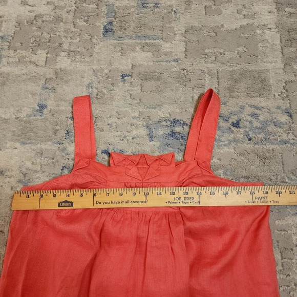 Max Studio 100% linen coral maxi dress. Women's size XL. - Picture 17 of 17
